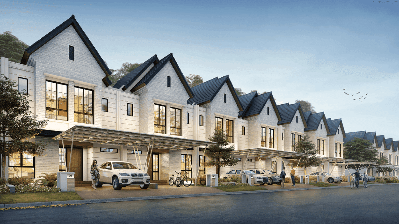 Perumahan Cluster Bayu Premiere Suvarna Sutera tipe Blueberry