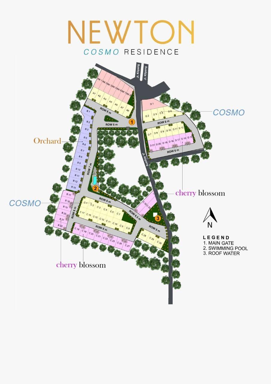 Newton Cosmo Residence site plan