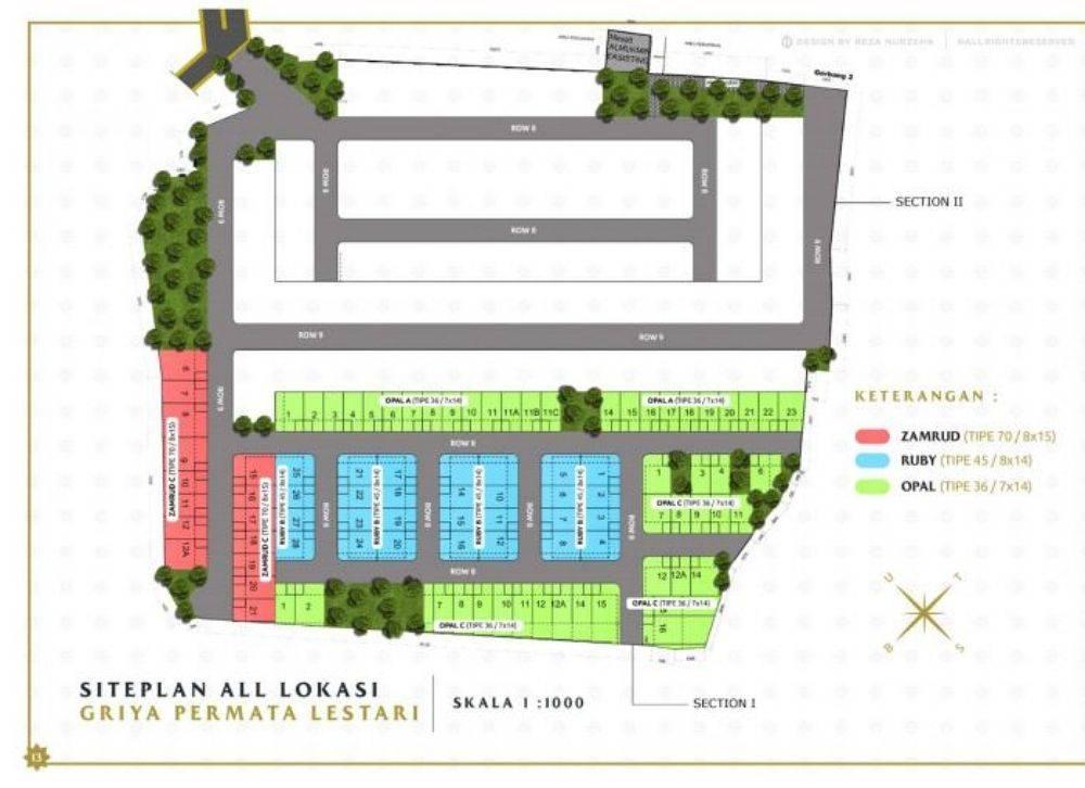 Griya Permata Lestari siteplan