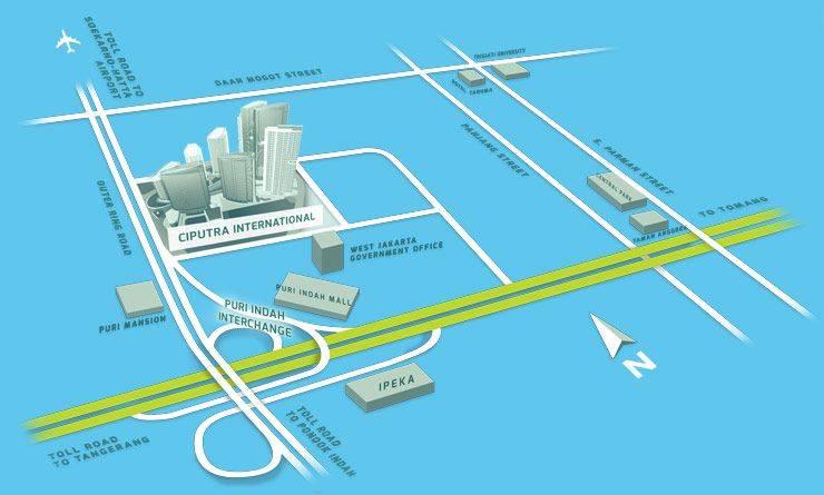 lokasi Apartemen Ciputra International