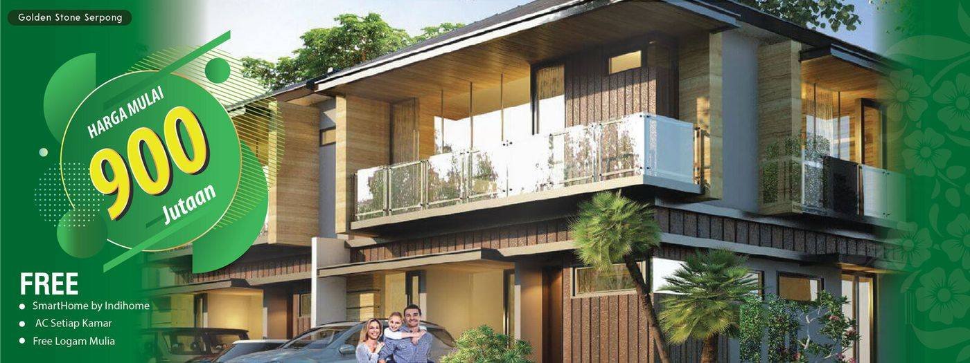 The Golden Stone Serpong Banner 900jt