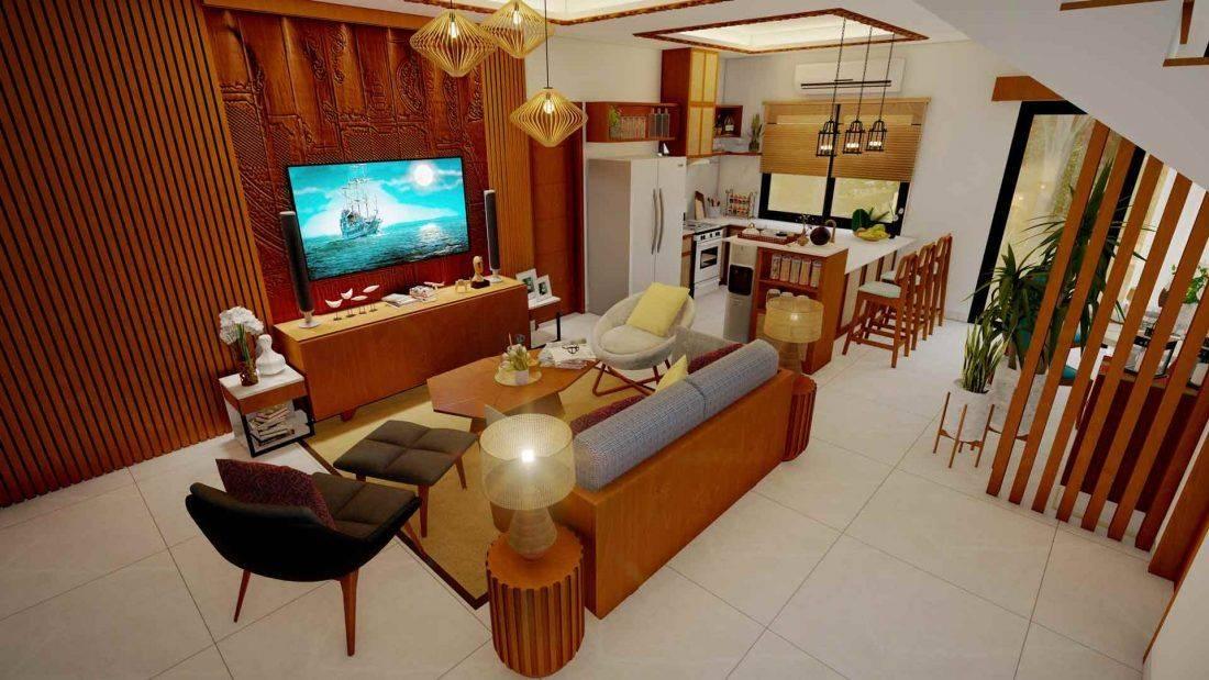 Monteverde - Kitchen, Living & Dining Room