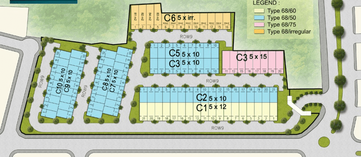 Site Plan infinihauz banjar wijaya