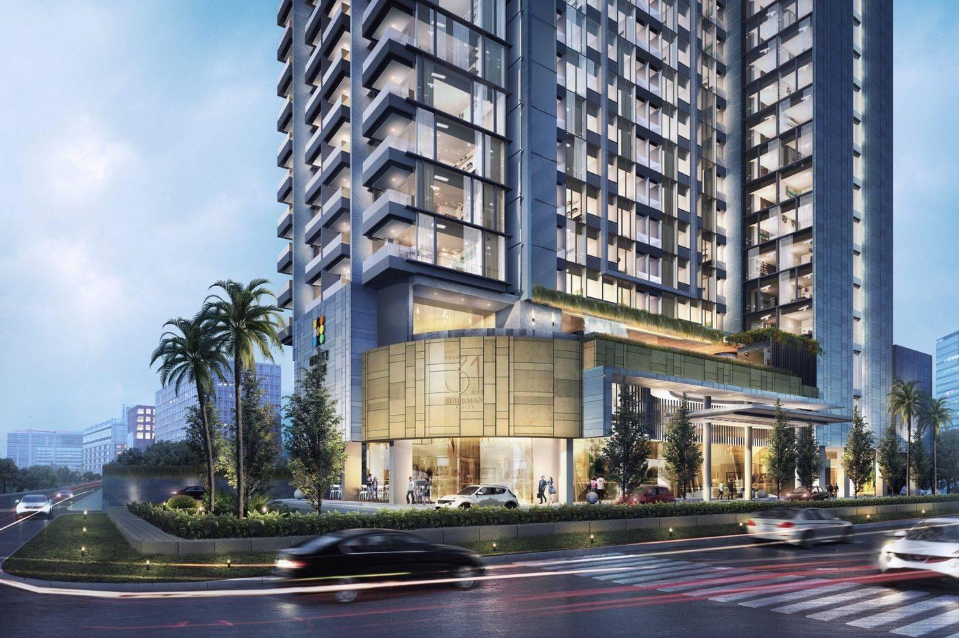 31 Sudirman Suites - night view