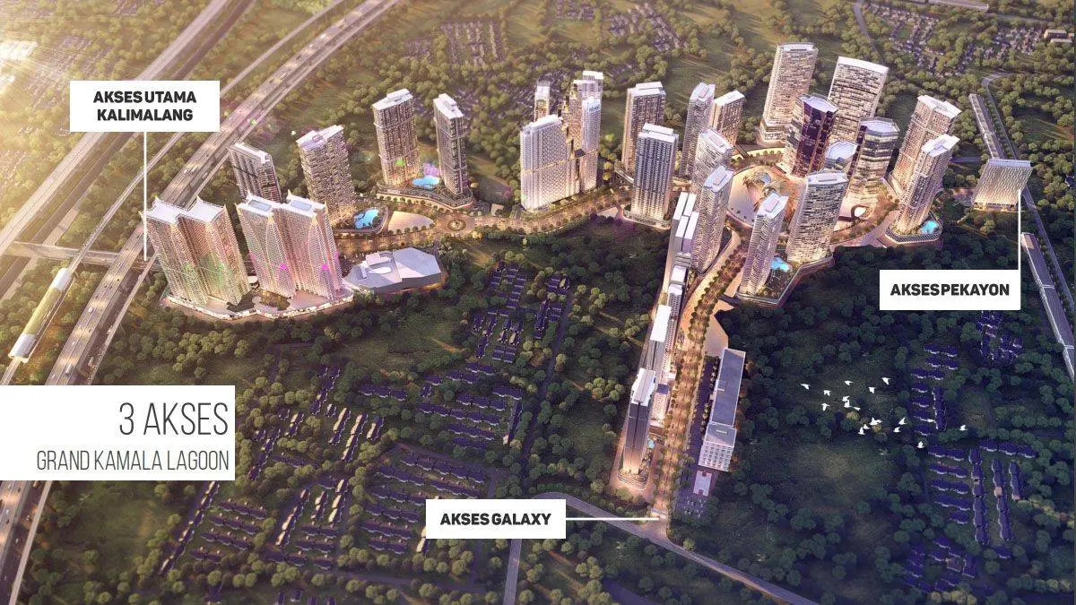 Masterplan grand kamala lagoon bekasi