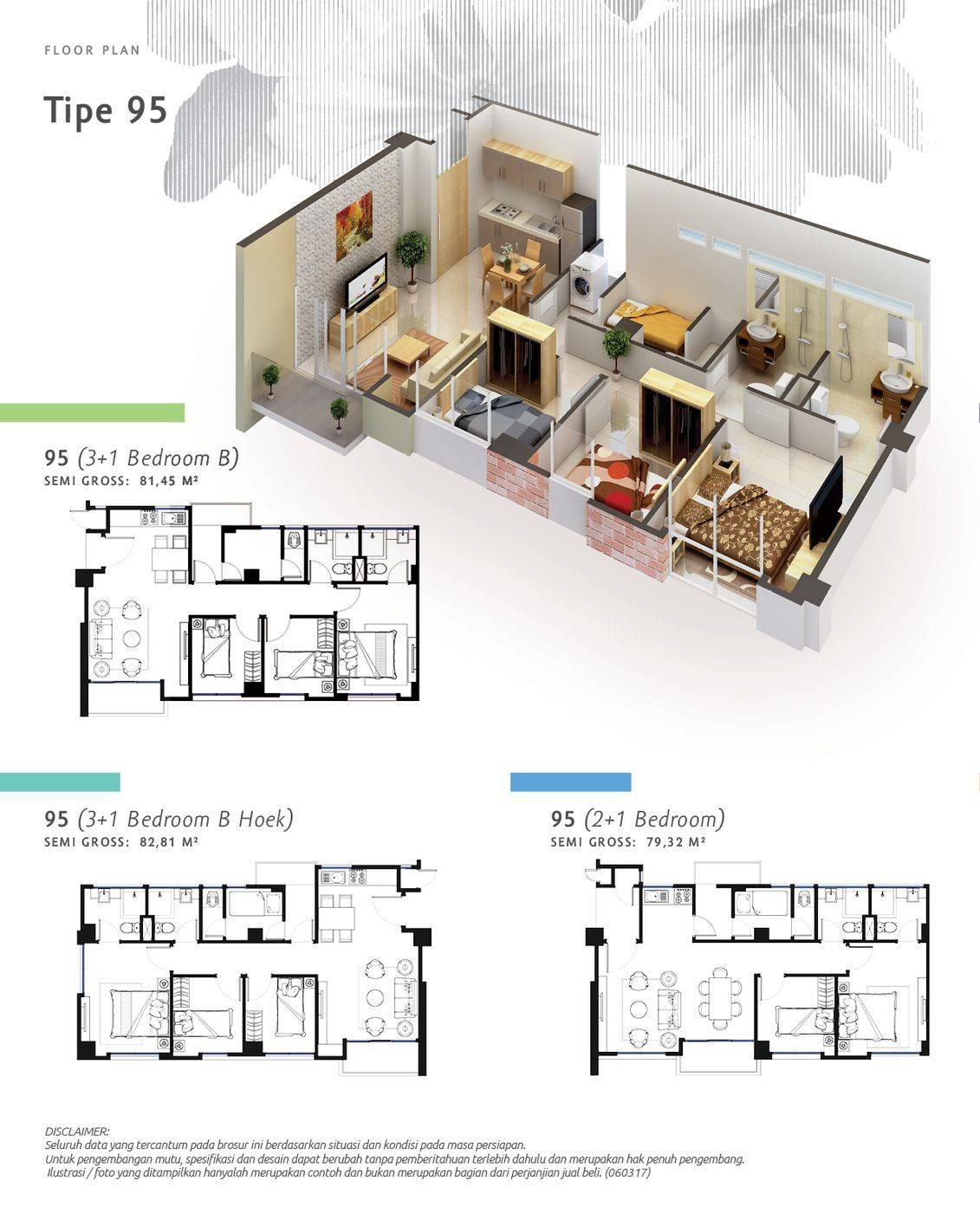 The Primrose Summarecon Bekasi Floor Plan 1