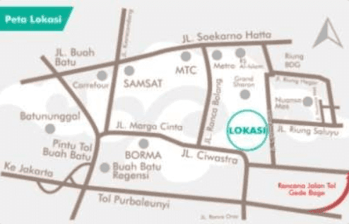 Mustika Townhouse lokasi