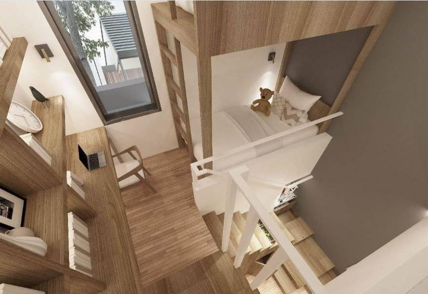 Fleekhauz BSD City interior atas tangga