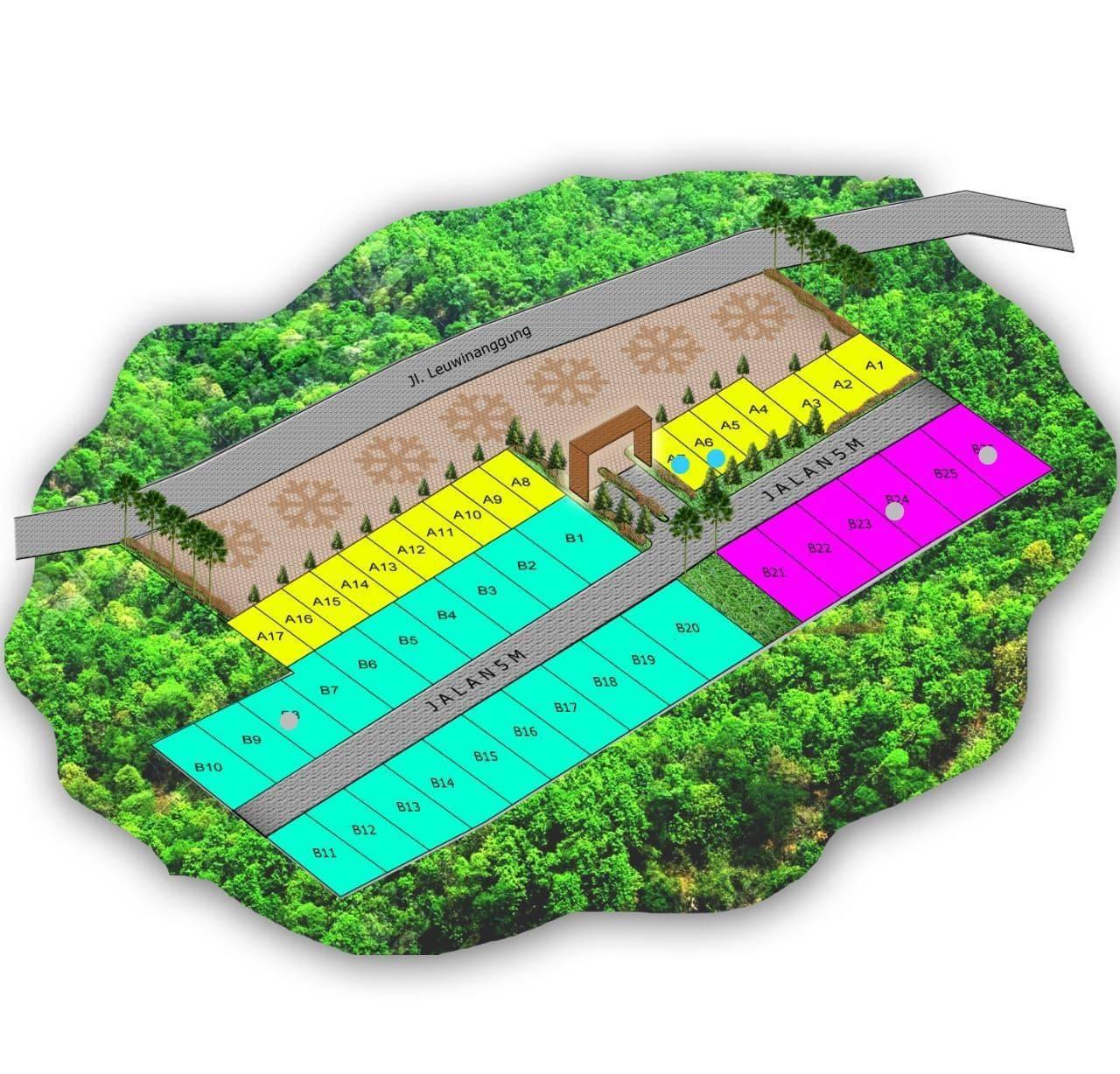 Site Plan Alexandria Premiere Cimanggis