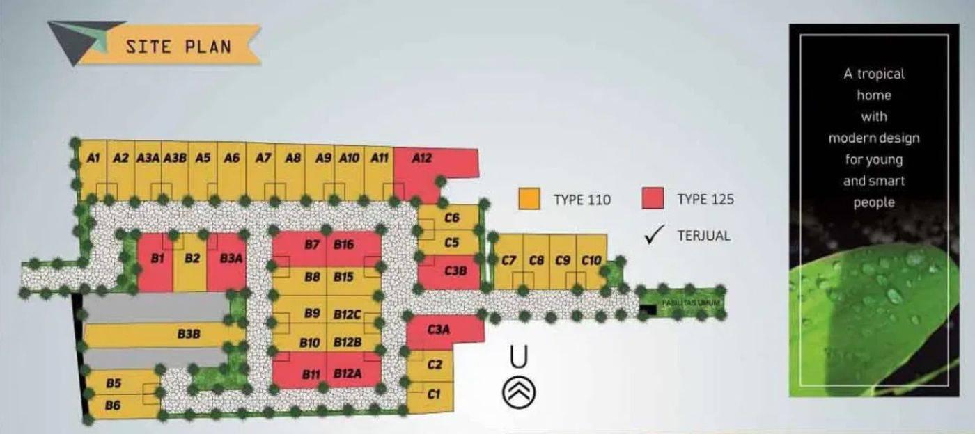 Pondok Permai Bandara Residence - Site plan
