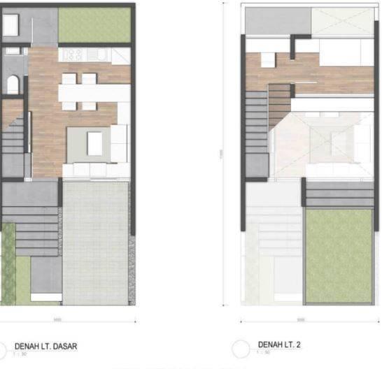 Imajihaus BSD City tipe 55 / 77 denah
