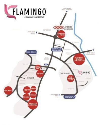 Flamingo Summarecon Serpong lokasi