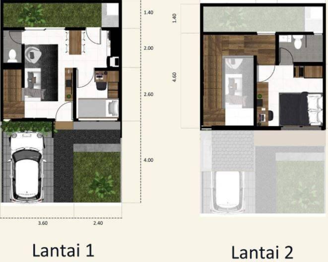 Puri Lembana tipe askara denah