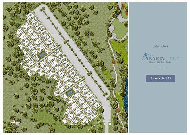 Anarta House - BSD City Site plan