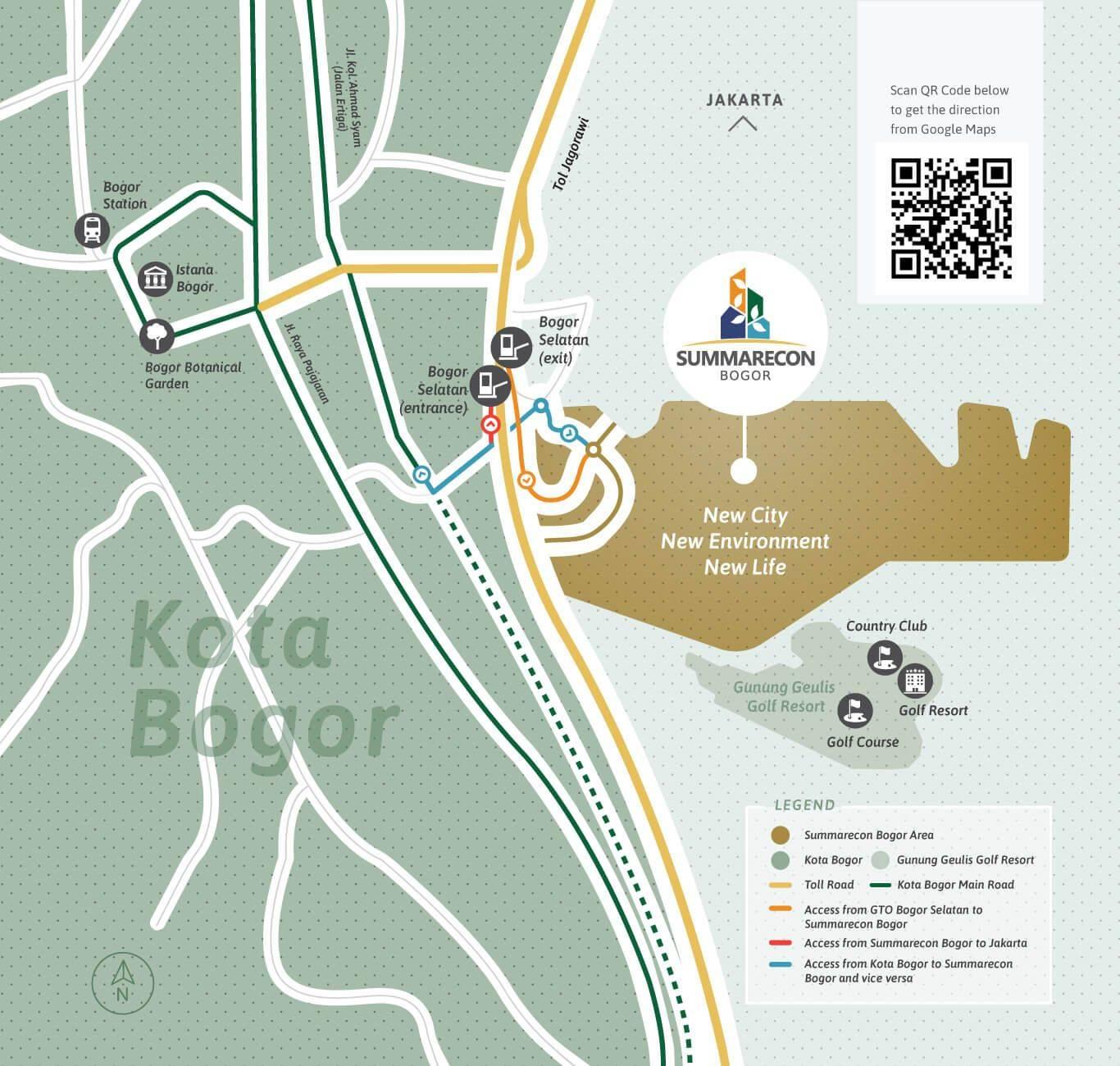 Summarecon Bogor lokasi