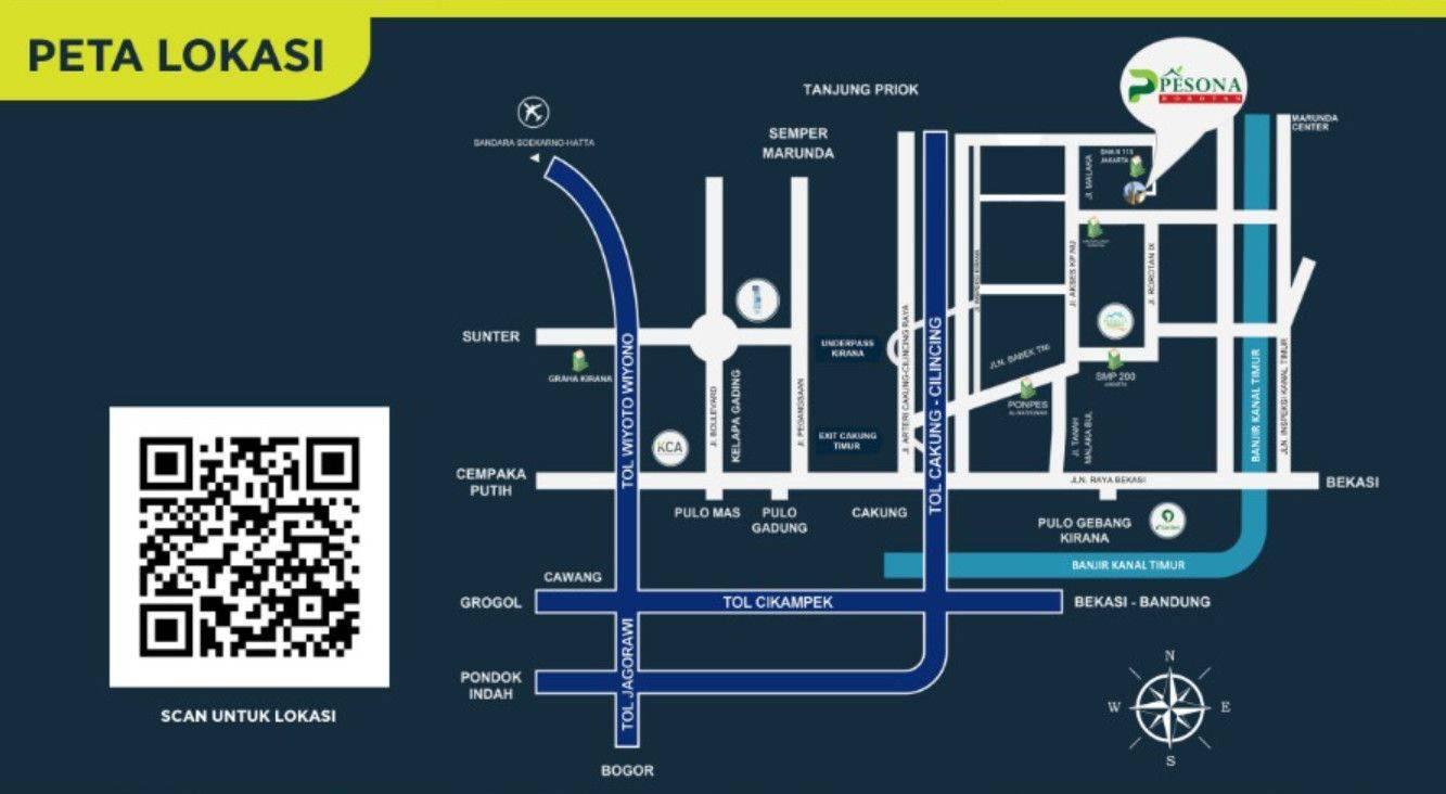 Pesona Rorotan type keira lokasi