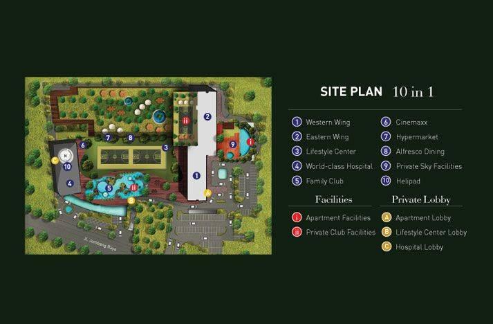 Embarcadero Suite Siteplan