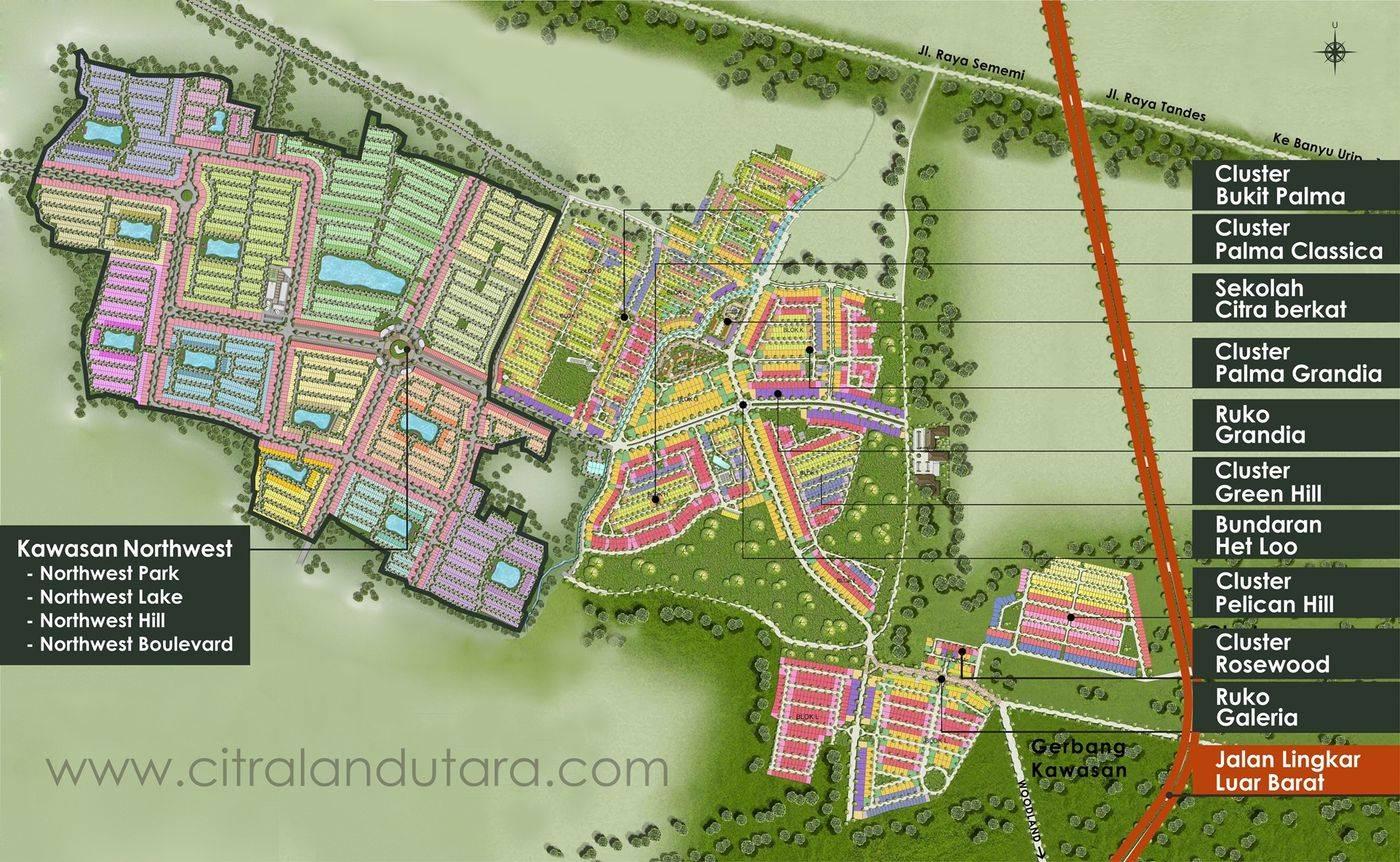 Citraland utara Surabaya master plan
