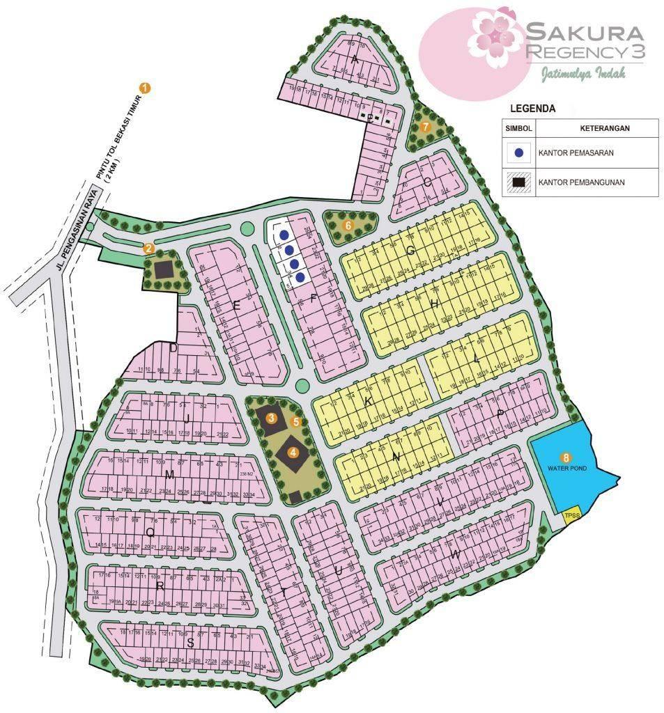 Masterplan sakura regency 3 bekasi