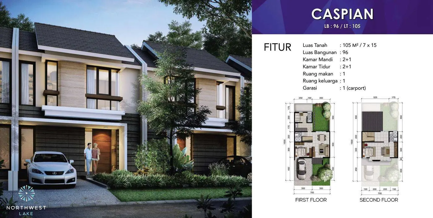 Citraland utara Surabaya type caspian