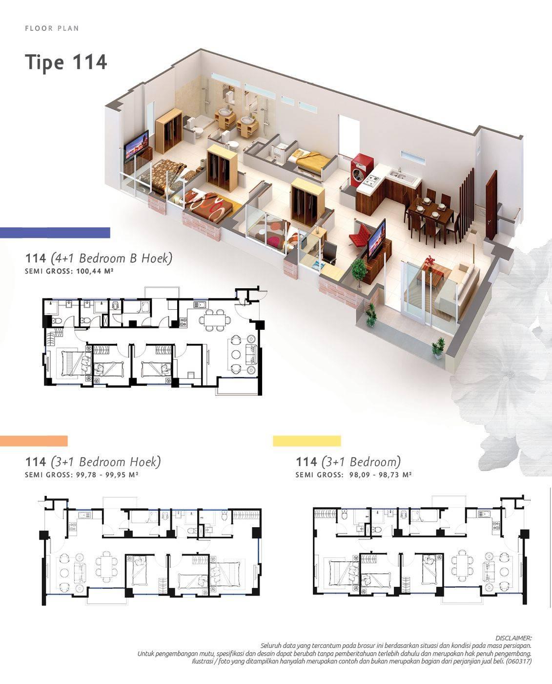 The Primrose Summarecon Bekasi Floor Plan 2