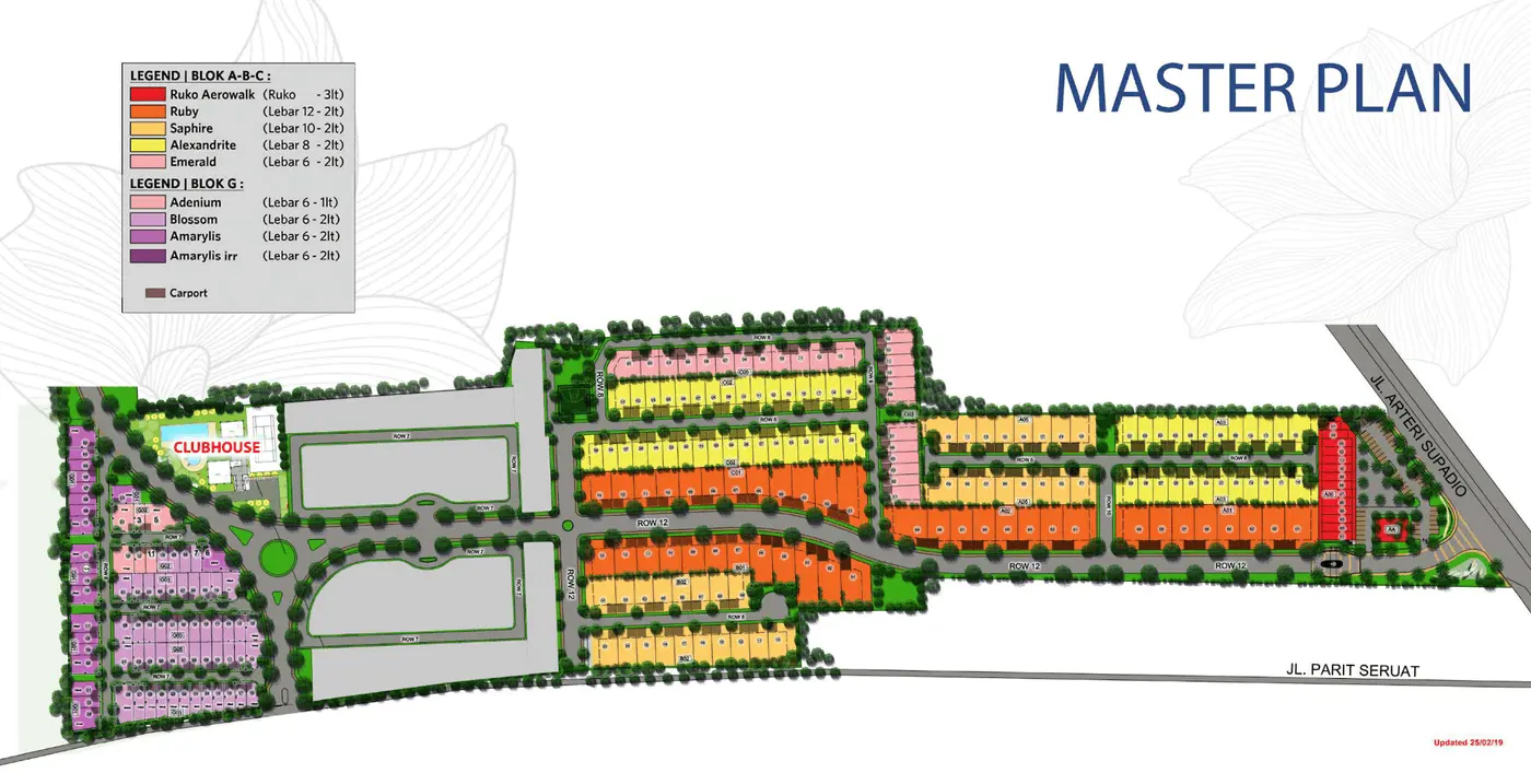 Site Plan citra garden aneka pontianak