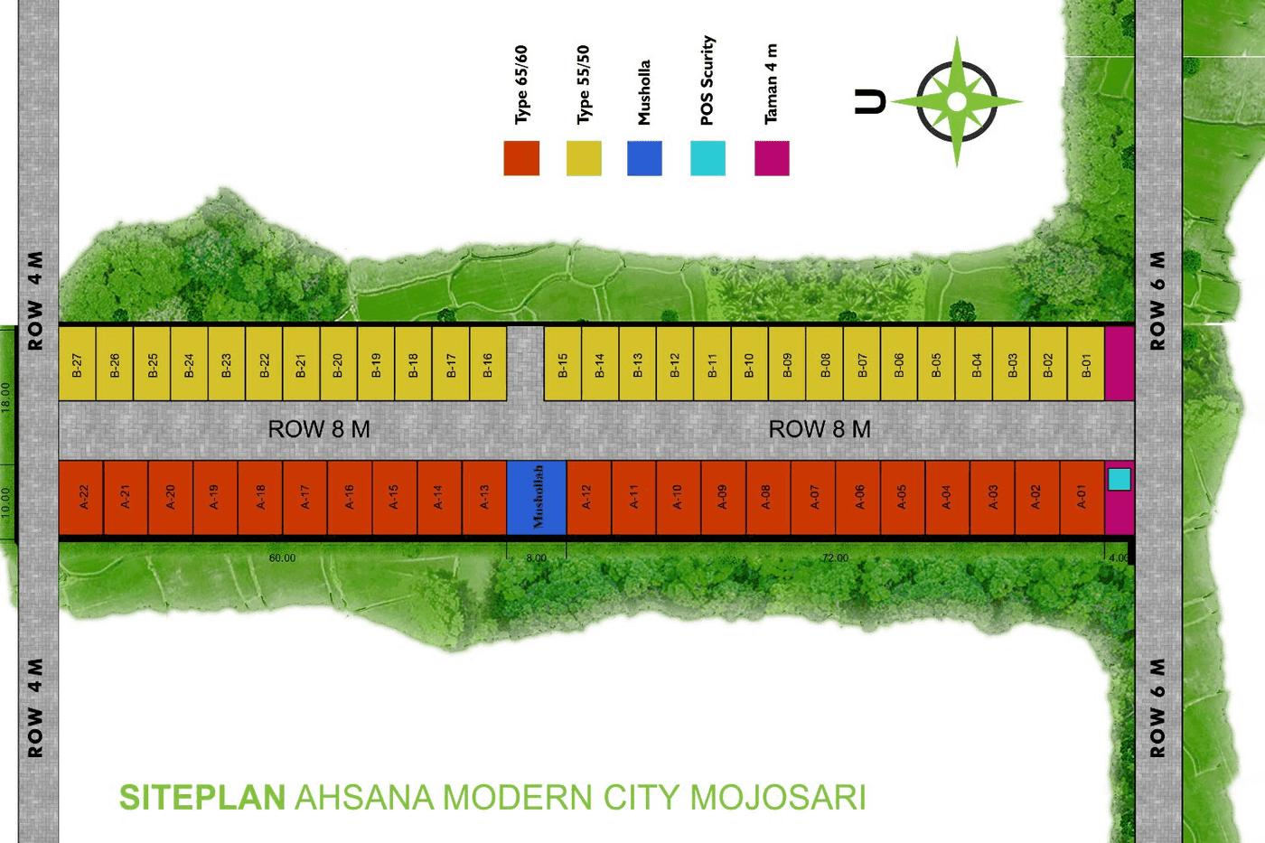 Site Plan Ahsana Modern City