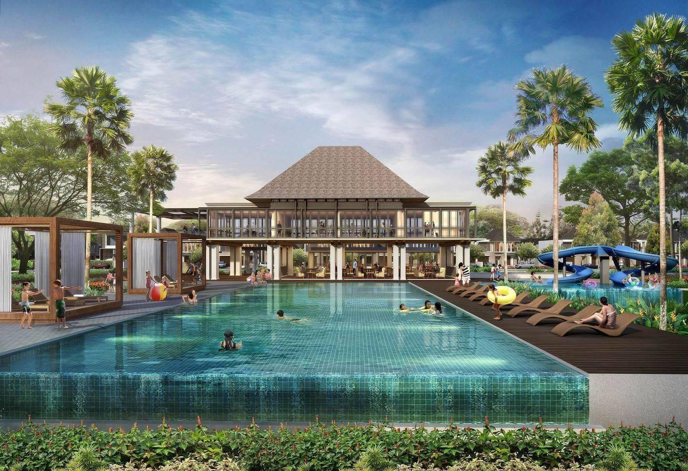Citraland Palembang fasilitas swimming pool