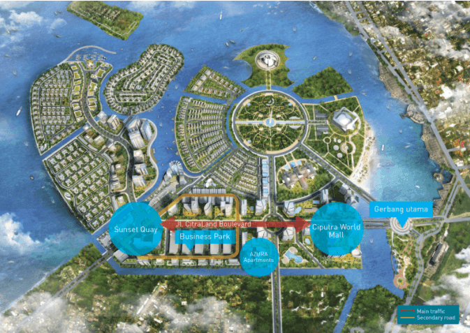 Citraland City Losari Makassar masterplan