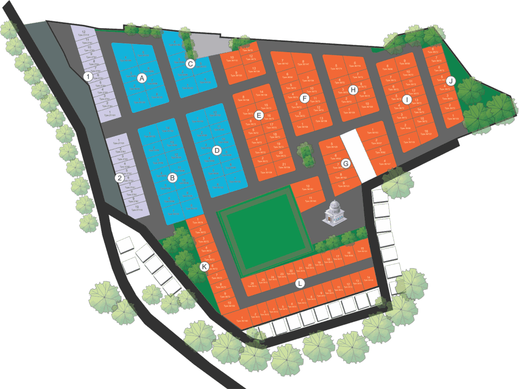 Site Plan Griya Satria Grand Kaliori Hills