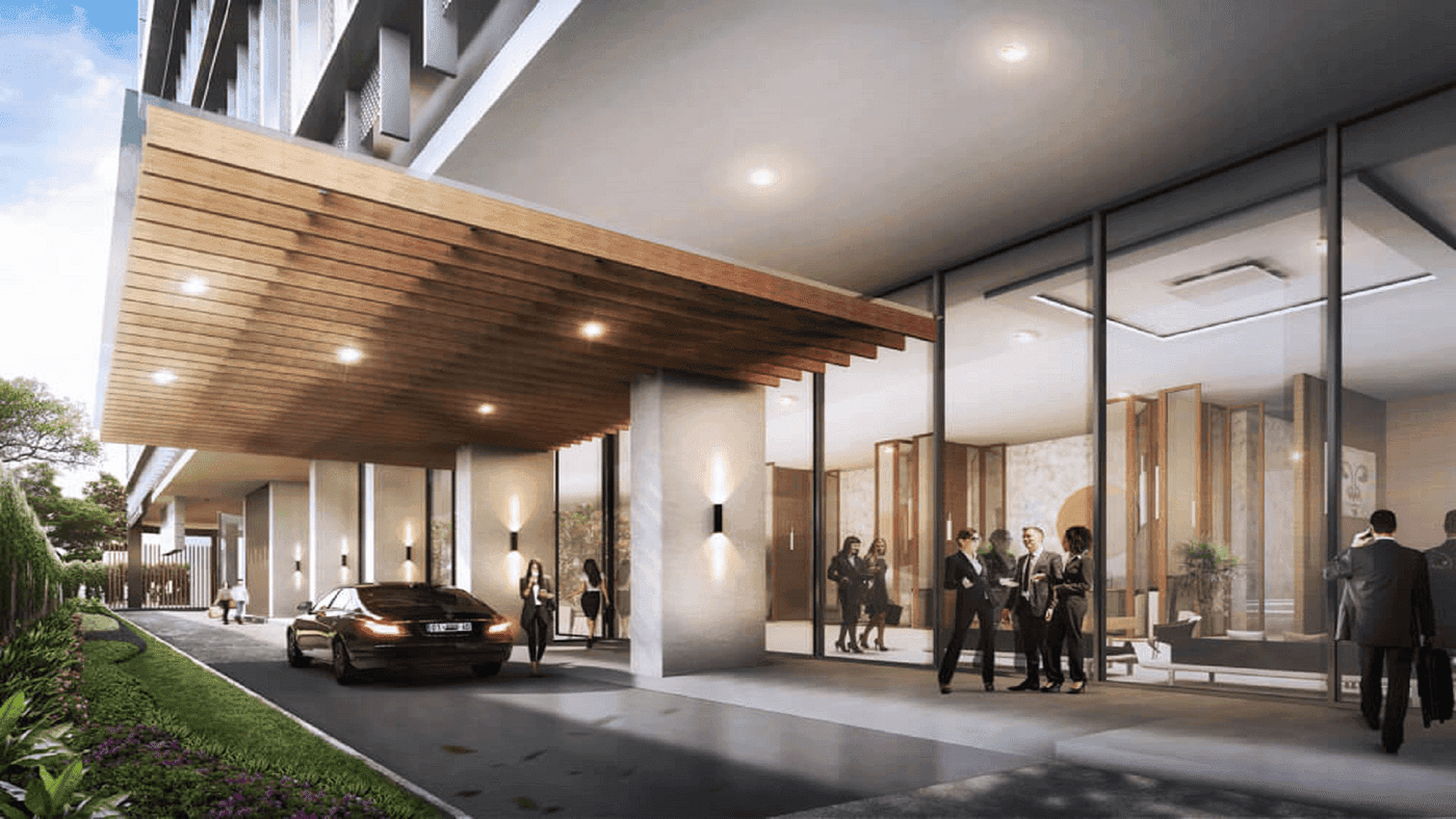 31 Sudirman Suites drop off