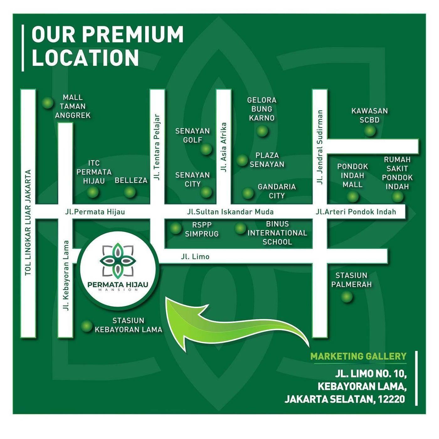 Lokasi Permata Hijau Mansion