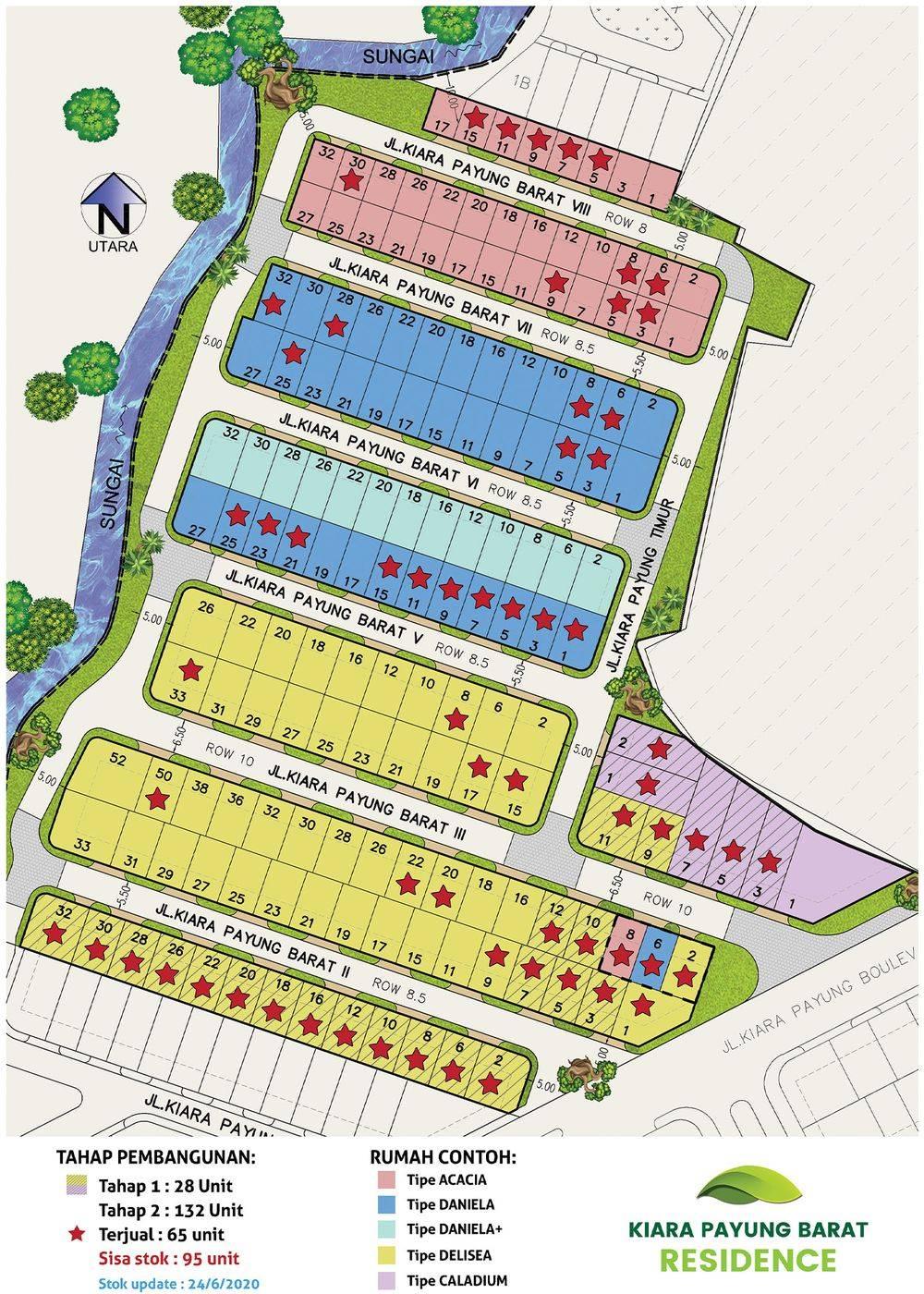 kiara payung barat residence site plan