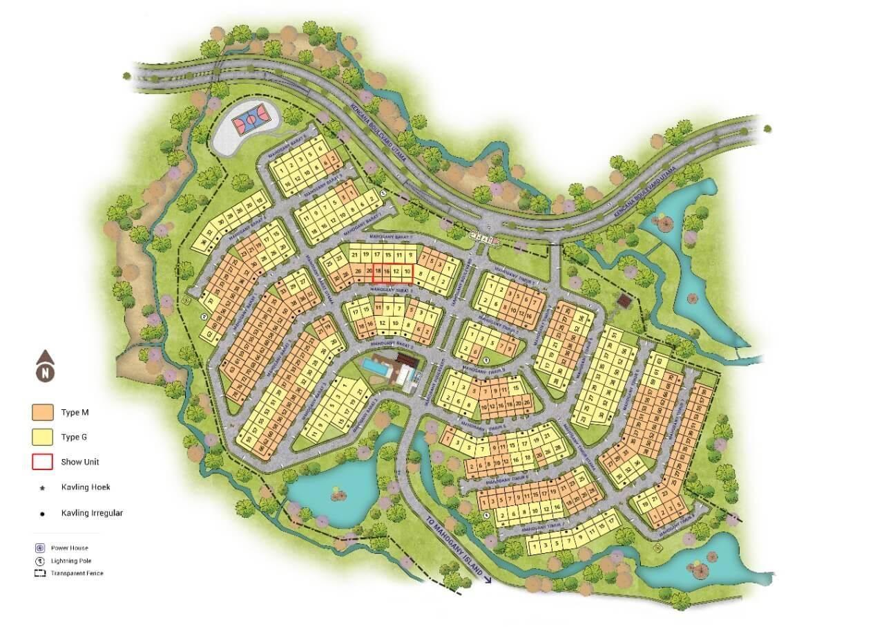 The Mahogany Residence-Summarecon Bogor sitemap
