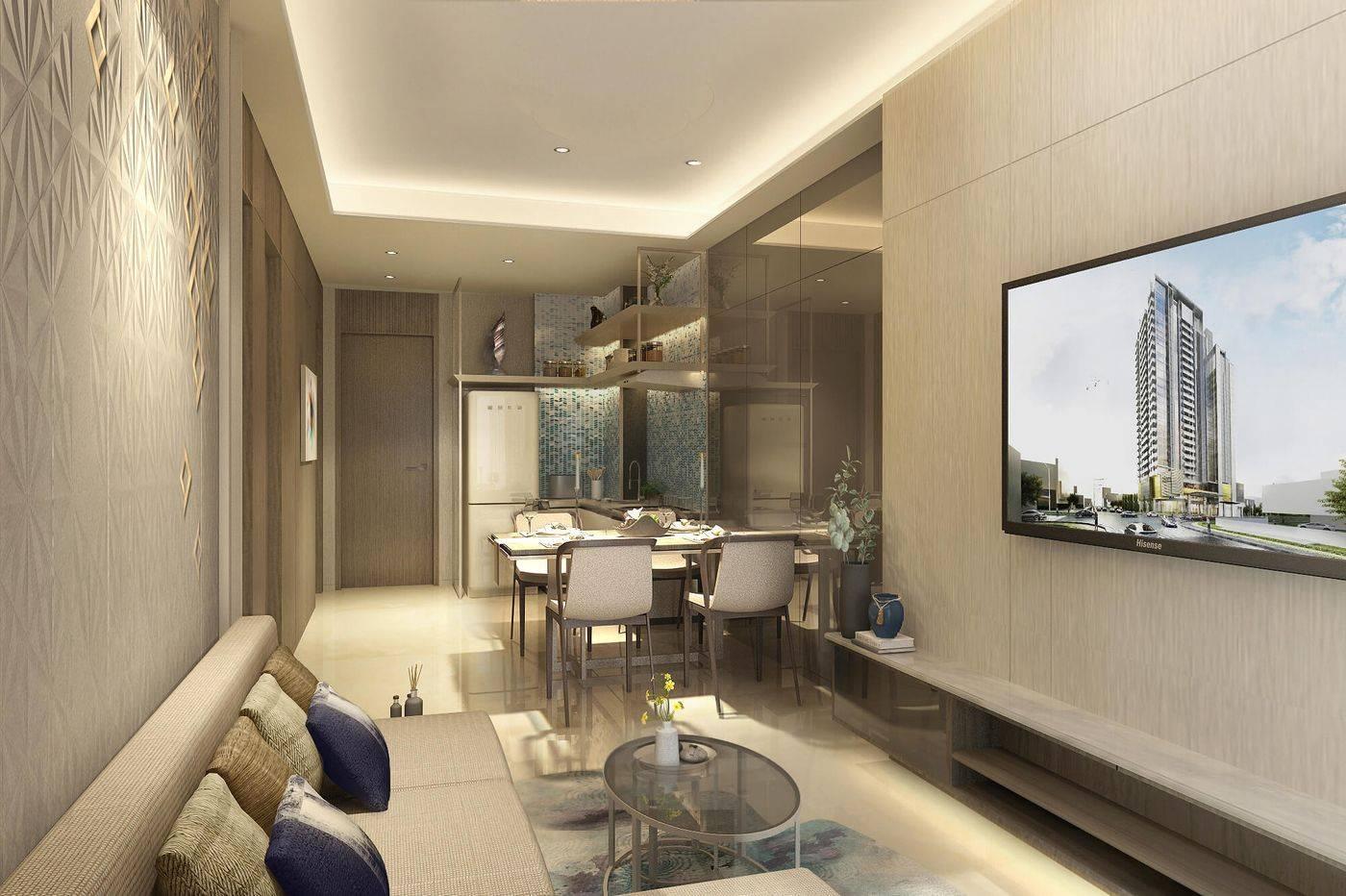 2 Bedroom Suites - Living Room