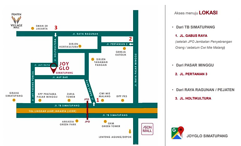 Lokasi Joyglo Simatupang