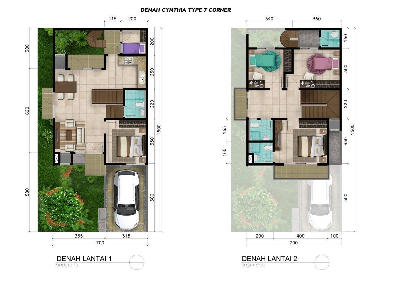 Cynthia Summarecon Bandung Tipe 7 Corner