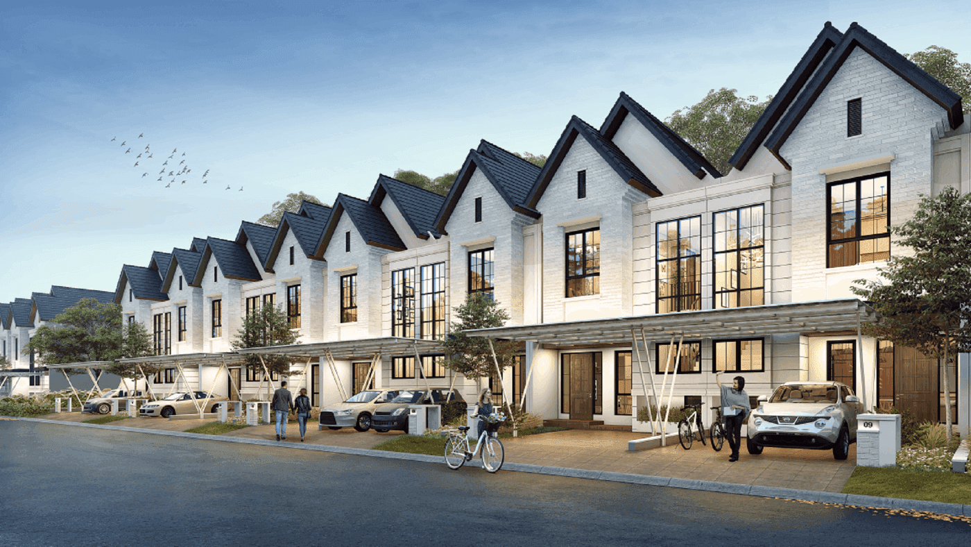 Perumahan Cluster Bayu Premiere Suvarna Sutera tipe Bluebell