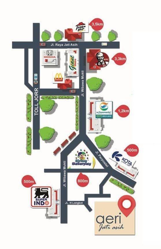 Map Cluster Aeri Jatiasih