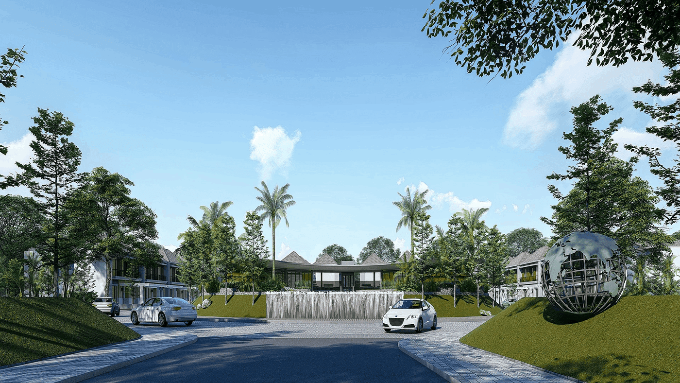 Lingkungan Green Forest Residence Pekanbaru