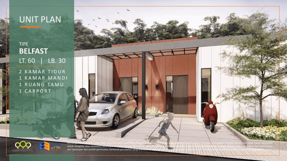 Citaville Parung Panjang Tipe Belfast