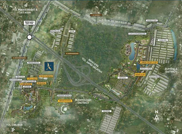kencana vida bekasi masterplan