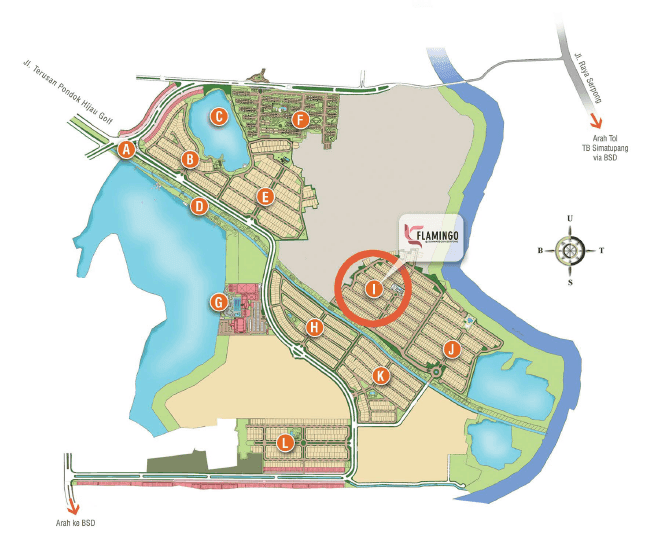 Flamingo Summarecon Serpong sitemap