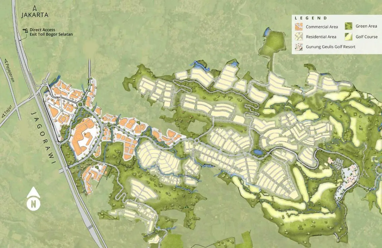 Summarecon Bogor masterplan