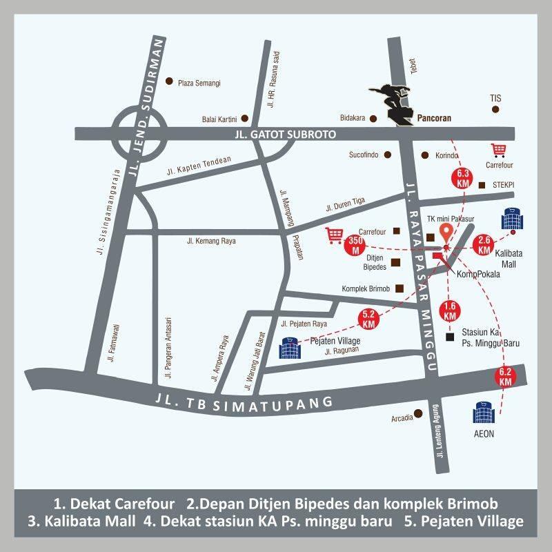 Lokasi Prime Home at Pejaten