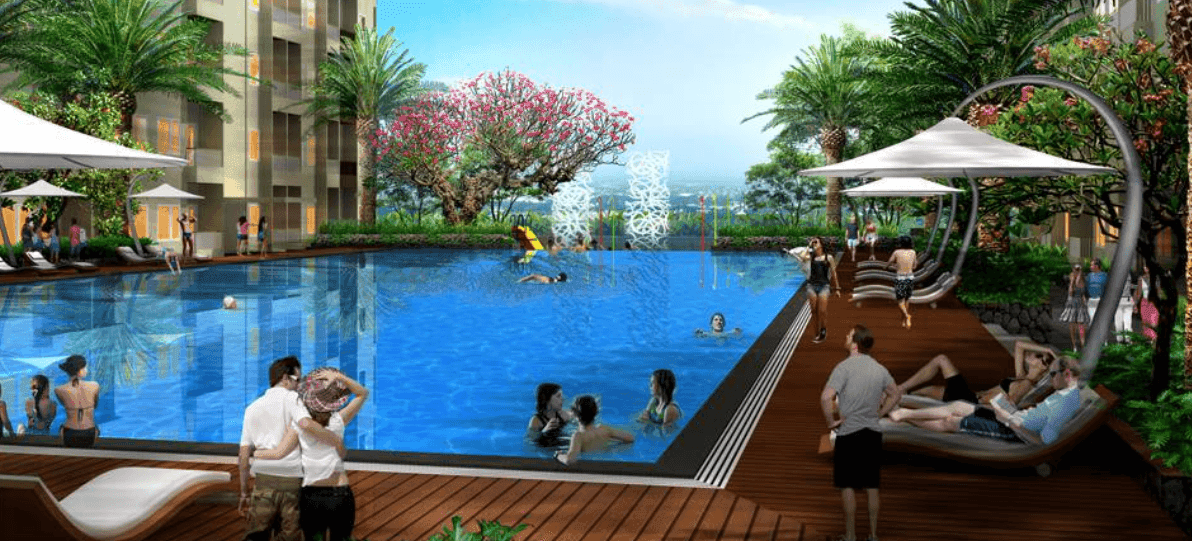 Apartemen Vida View kolam renang