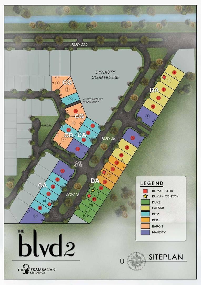 BLVD2 - Prambanan Residence site plan