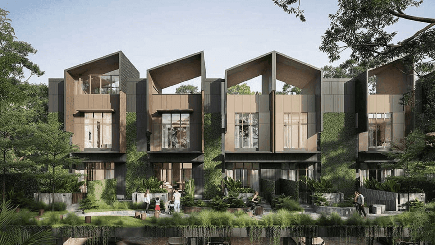 Kemang Huis Townhouse view depan