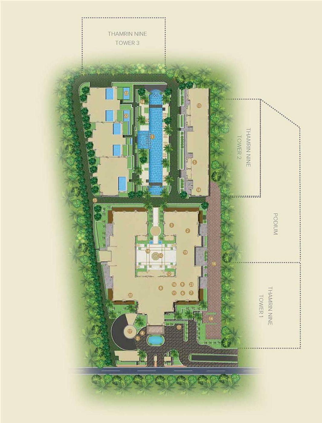 Site Plan thamrin nine