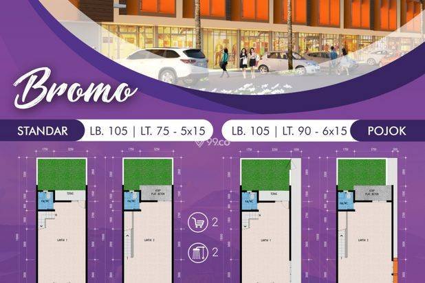Ruko Taman Anggun Sejahtera 4 Regency | RUKO Type BROMO Ruko Taman Anggun Sejahtera 4 Regency | RUKO Type BROMO